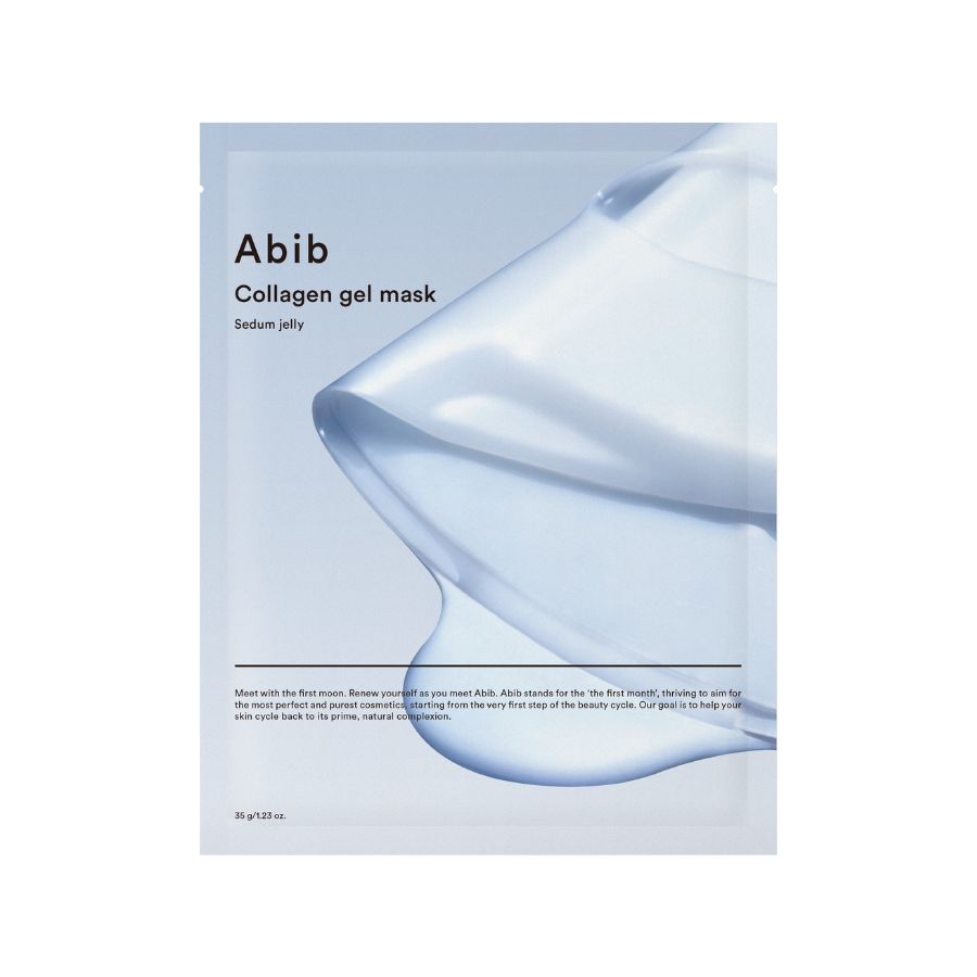 ABIB Collagen Gel Mask Sedum Jelly fuktighetsgivende hydrogelmaske vegansk beroligende