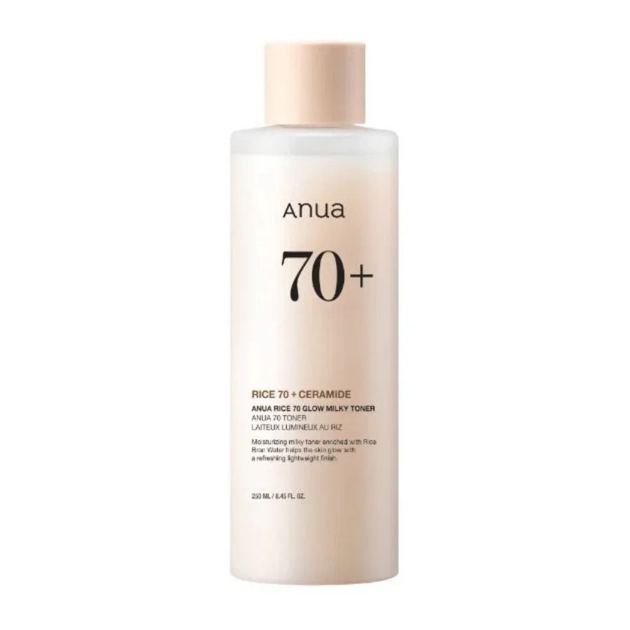 ANUA Rice 70 Glow Milky Toner 250 ml Niacinamid Ceramider