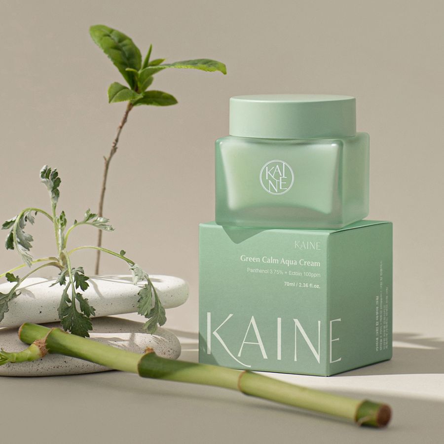 KAINE Green Calm Aqua Cream beroligende fuktighetskrem for sensitiv hud