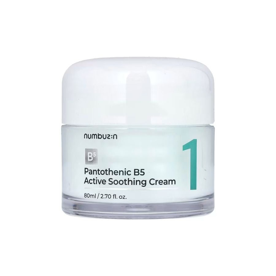 Numbuzin No.1 Pantothenic B5 Beroligende Fuktighetskrem for Fet Hud