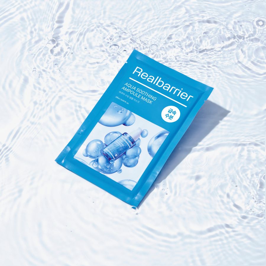 Real Barrier Aqua Soothing Ampoule Mask fuktgivende beroligende sheetmaske