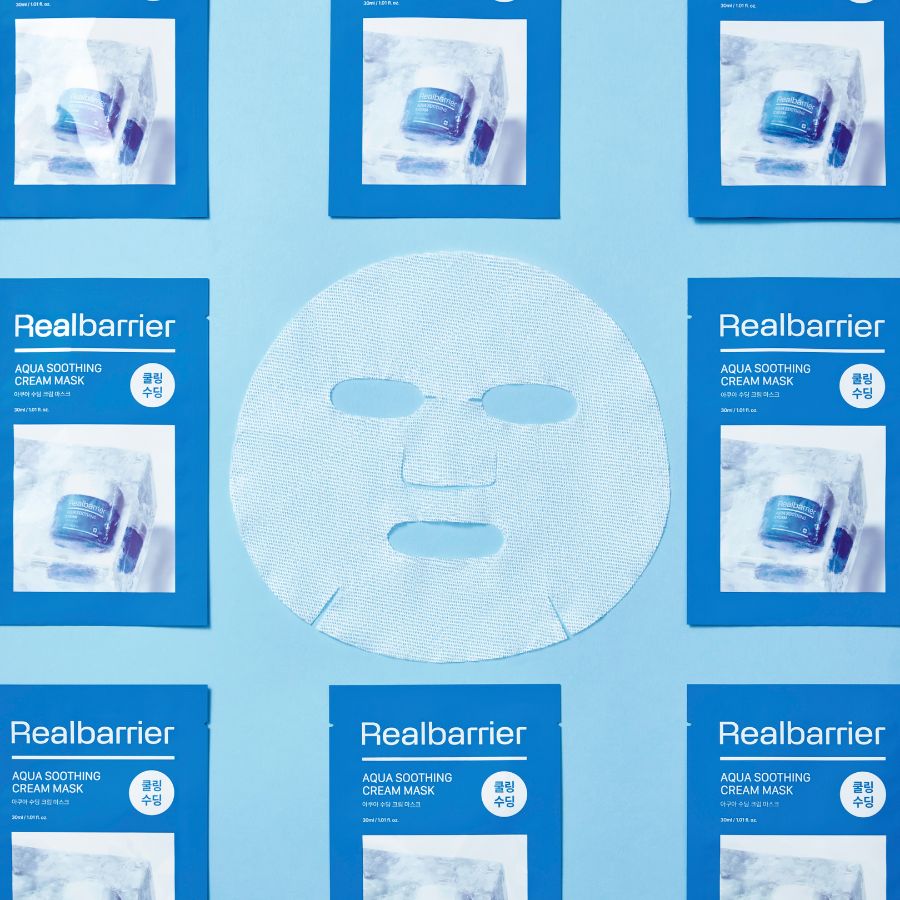 Real Barrier Fuktgivende Beroligende Sheetmaske med Ceramider og Hyaluronsyre