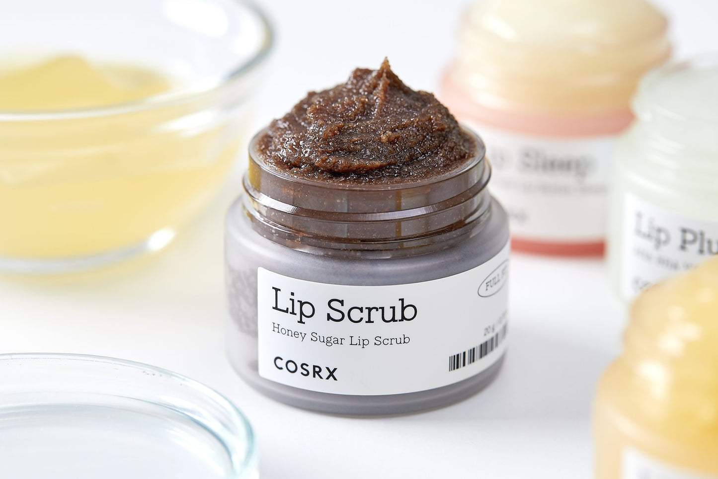 COSRX Full Fit Honning Sukker Leppe Skrubb – Eksfolierende, Fuktgivende