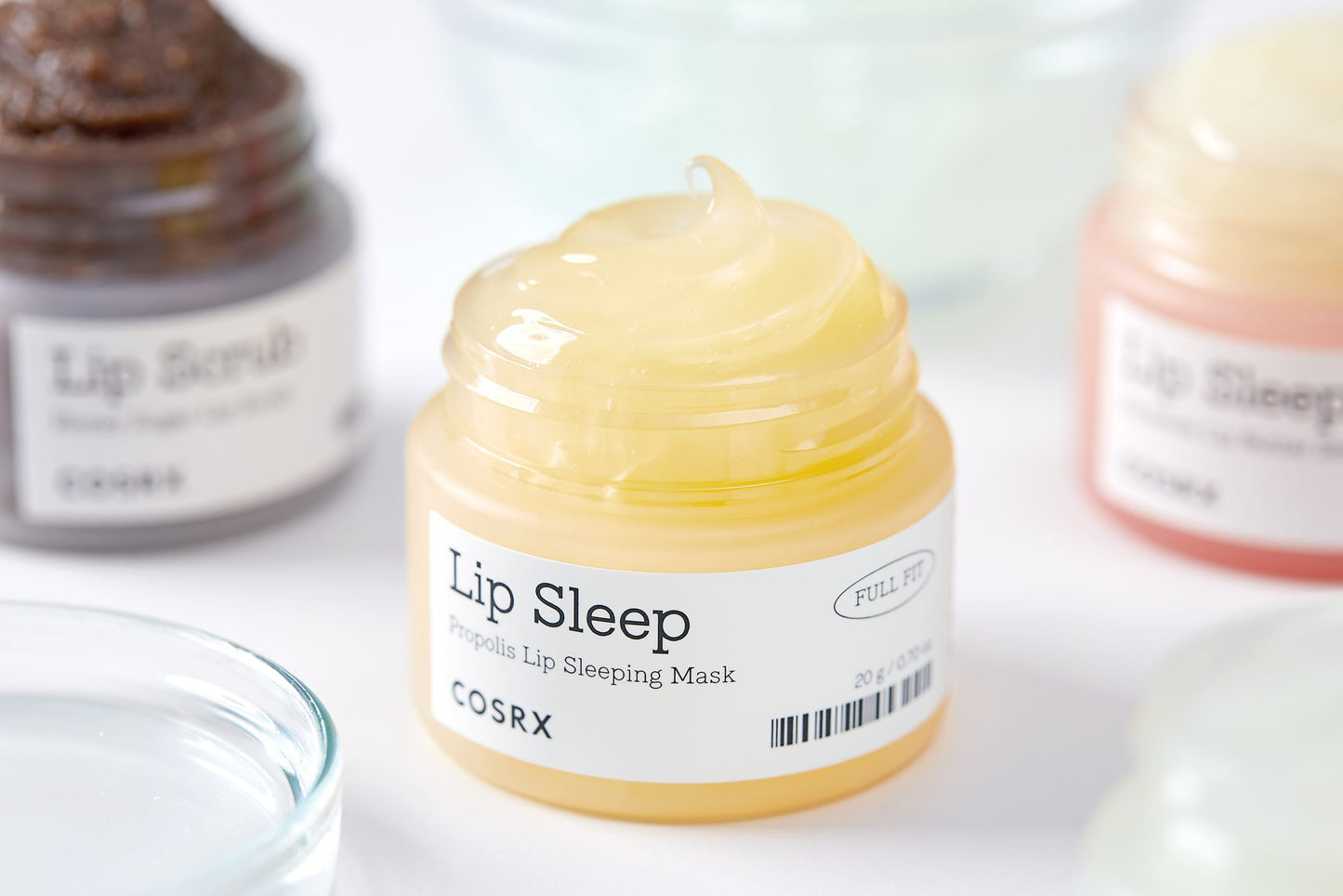 COSRX Full Fit leppenattmaske med propolis, honning og sheasmør