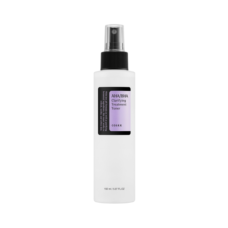 COSRX AHA/BHA Klarerende behandling Toner 0,1% eksfolierende for aknehud