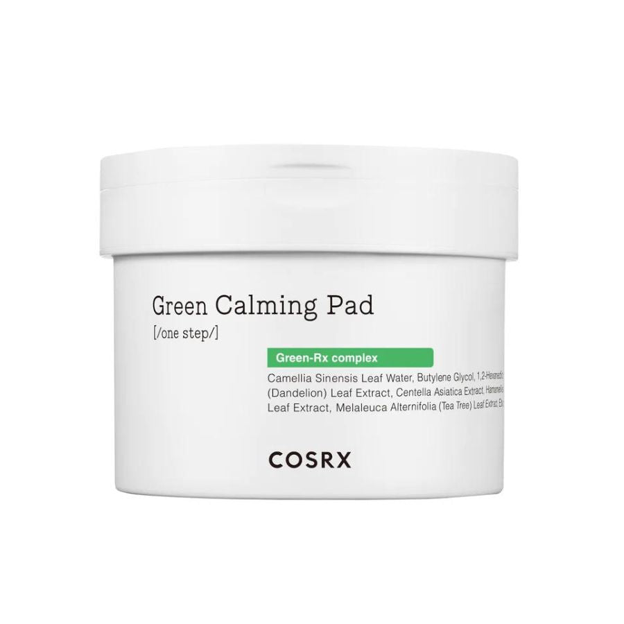 COSRX One Step Green Calming Pad Beroliger Irritert Sensitiv Hud