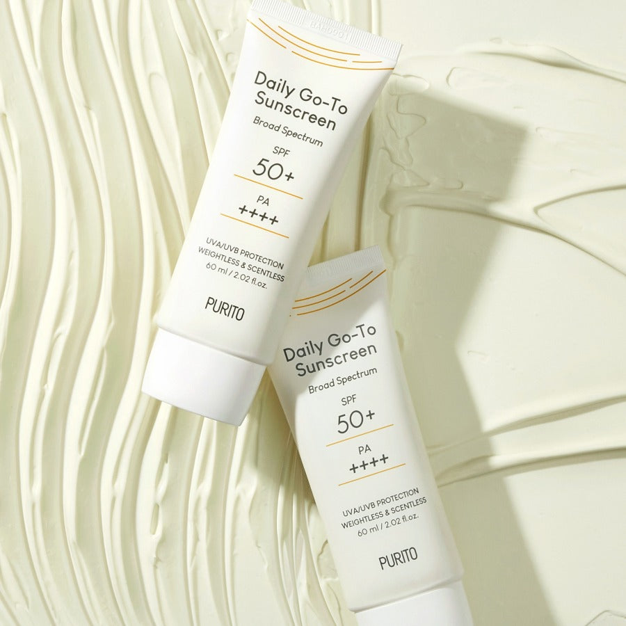 Purito Daily Go-To Solkrem SPF50 PA+++ Lett fuktighetsgivende ansiktssolkrem