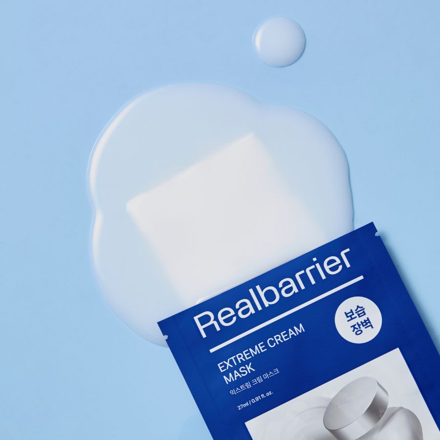 Real Barrier Extreme Cream Mask fuktighetsgivende sheetmaske med ceramider