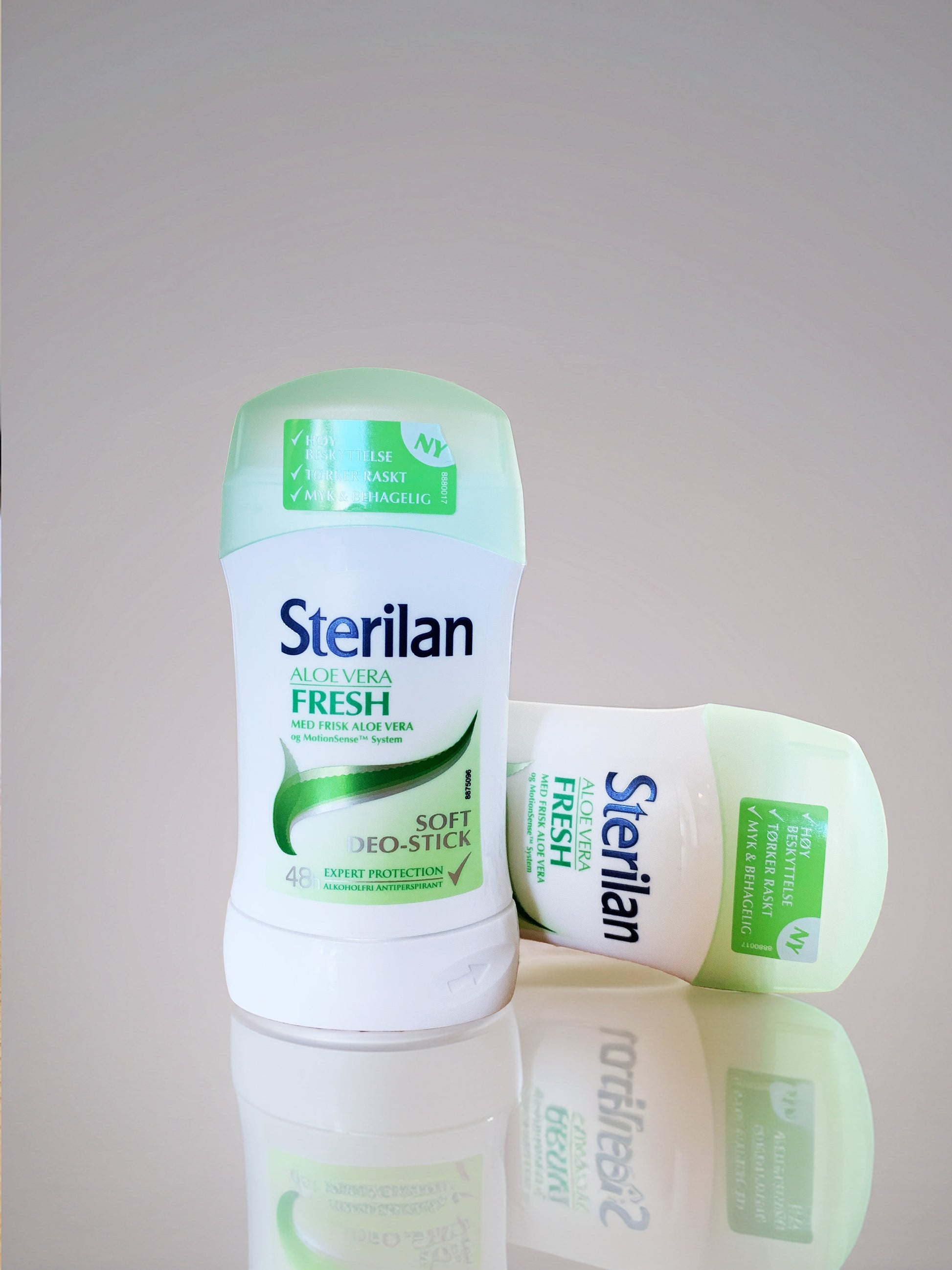 Sterilan Aloe Vera 6‑pakning Deo Stick med 48 timers beskyttelse