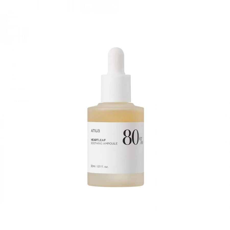 ANUA Heartleaf 80% Beroligende Ampoule for Fet og Aknehud