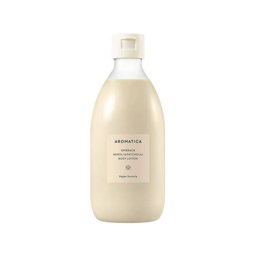 AROMATICA Embrace Kroppslotion Neroli og Patchouli, Fuktighetsgivende Shea