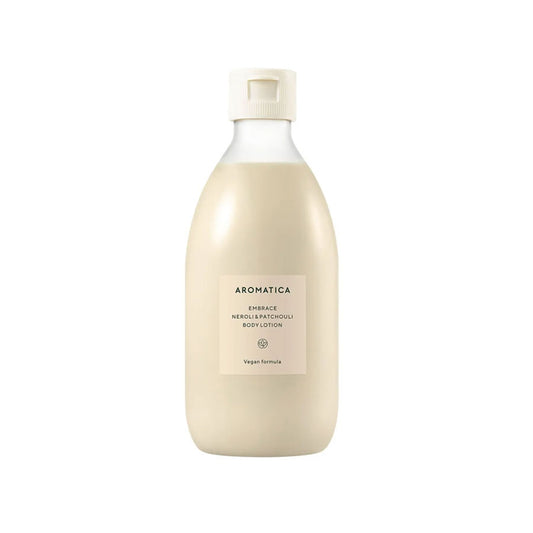 AROMATICA Embrace Kroppslotion Neroli og Patchouli, Fuktighetsgivende Shea