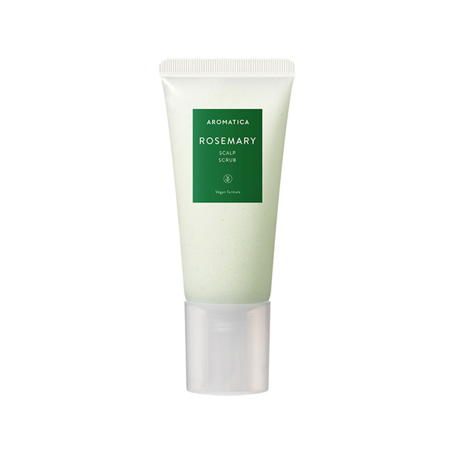 AROMATICA Rosemary Hodebunnsskrubb med Andes-salt og rosmarin for flass