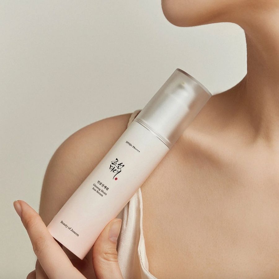 Ginseng Solserum SPF Fuktgivende Anti-aldring og Jevn Hud 50 ml