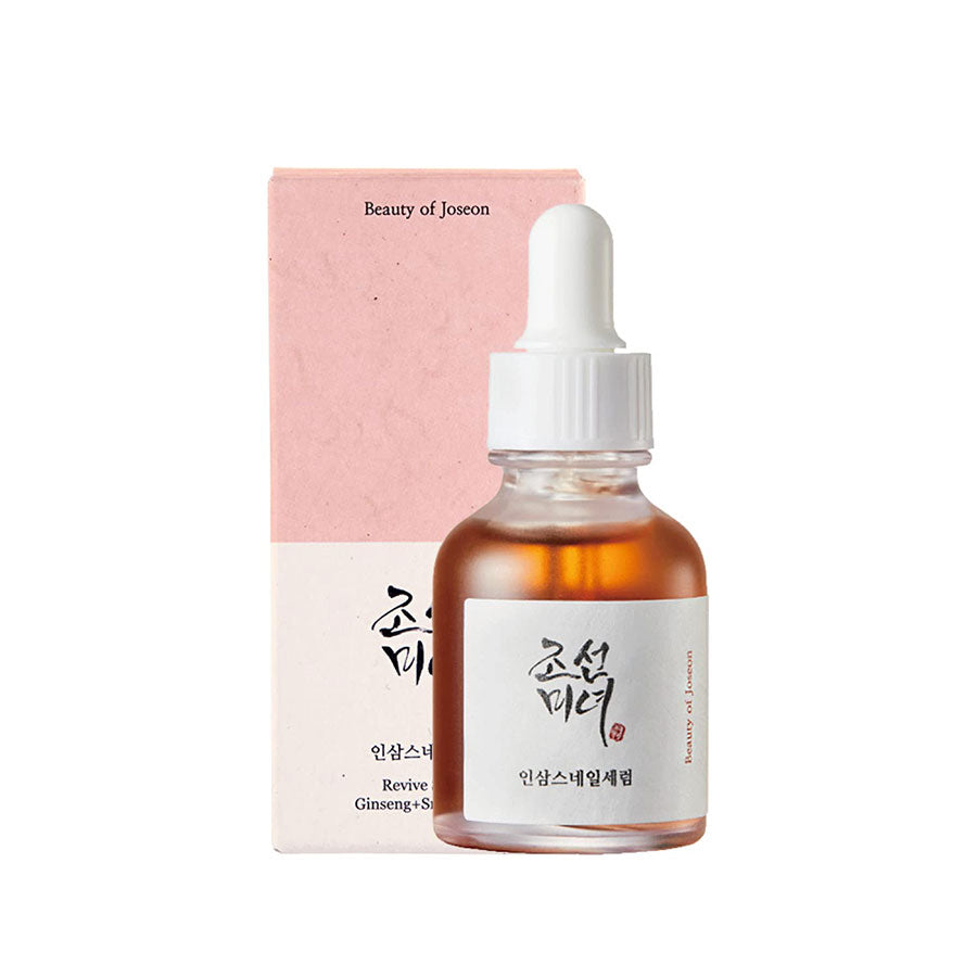 Revive Serum Ginseng og Snegleslim for Fukt, Glød og Elastisitet