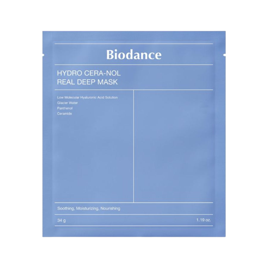 BIODANCE Hydro Cera-nol Mask: Intens fuktighet, ceramider, beroliger