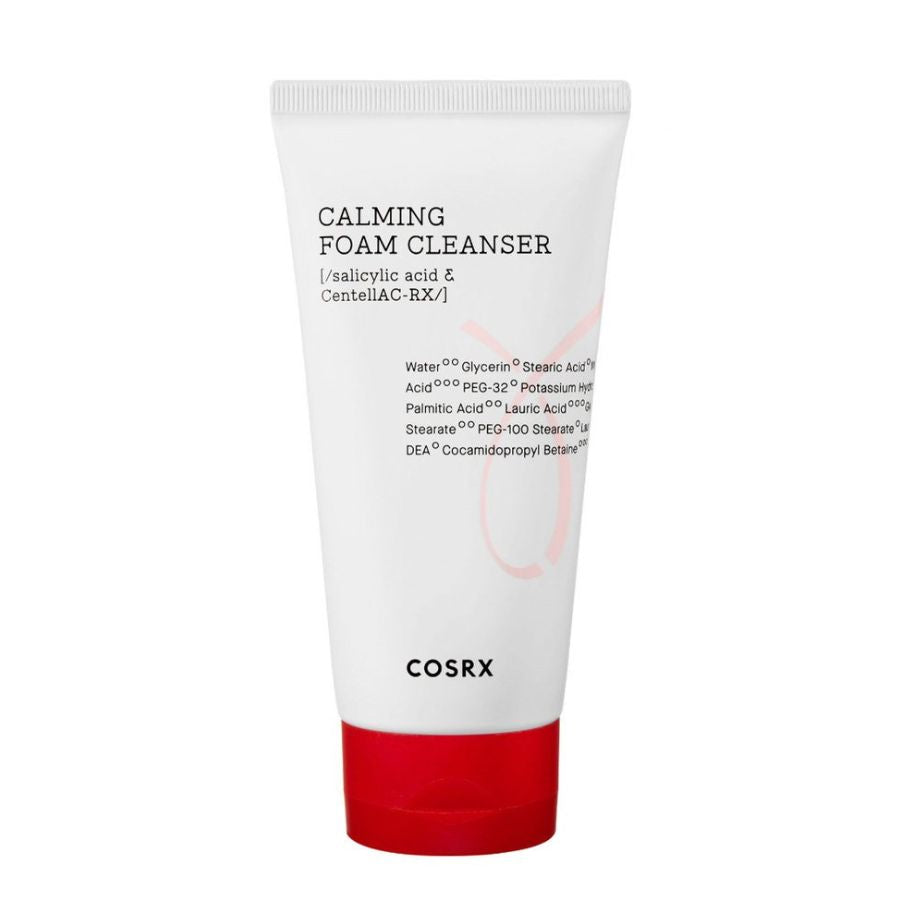 COSRX AC Calming Foam Cleanser mild BHA-rens for uren hud