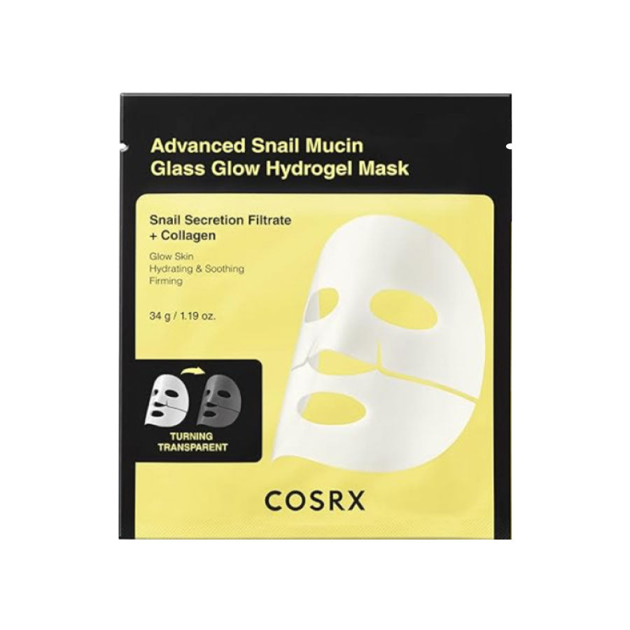COSRX Hydrogel Maske 25% Snegleslim Fukt Glød Beroliger