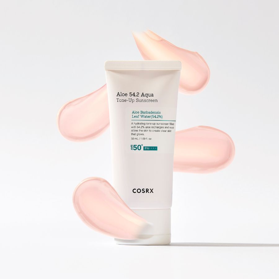 COSRX Aloe 54.2 Aqua Tone-up Solkrem SPF 50+ PA++++