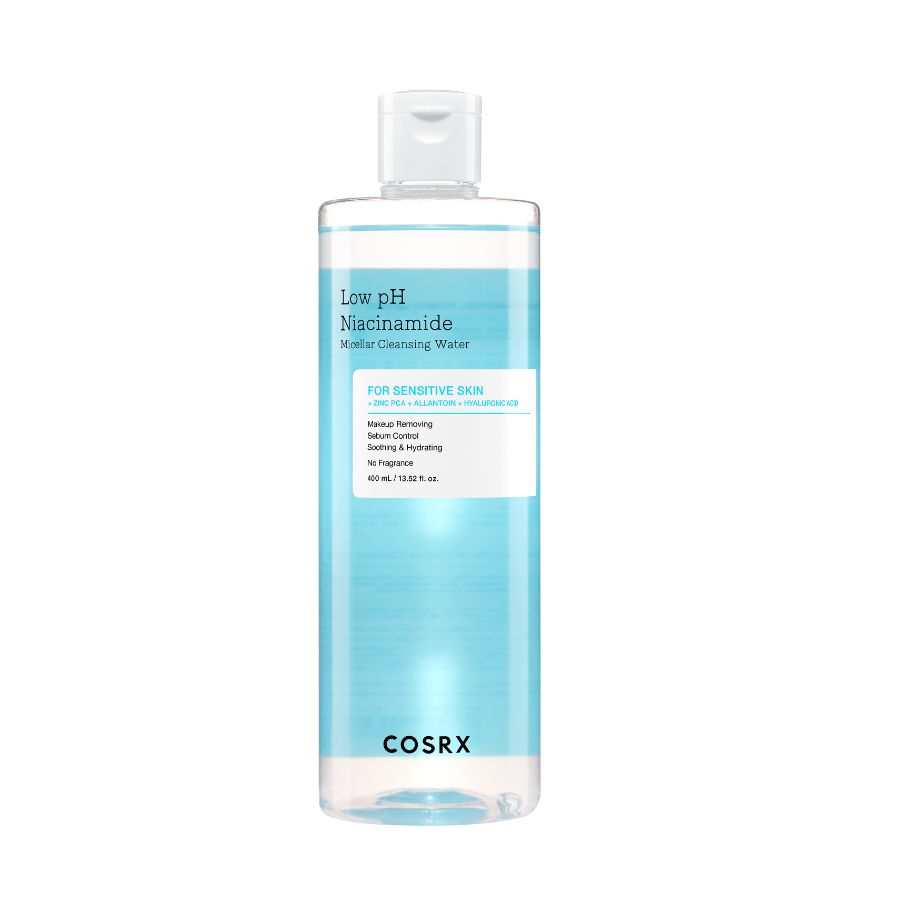 COSRX Micellar Rensevann Lav pH med Niacinamide og Sink