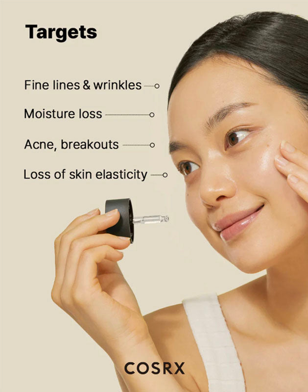 COSRX The Retinol 0,5% Oil mot rynker og urenheter