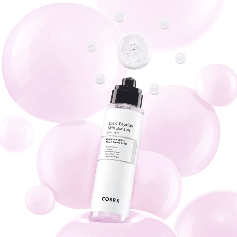 COSRX 6 Peptid Skin Booster Serum for Oppstramming og Glød
