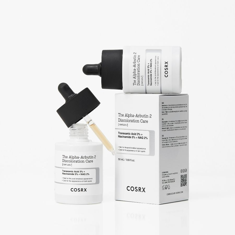 COSRX Alpha-Arbutin og Tranexamsyre Serum for Jevn Hudtone og Arr