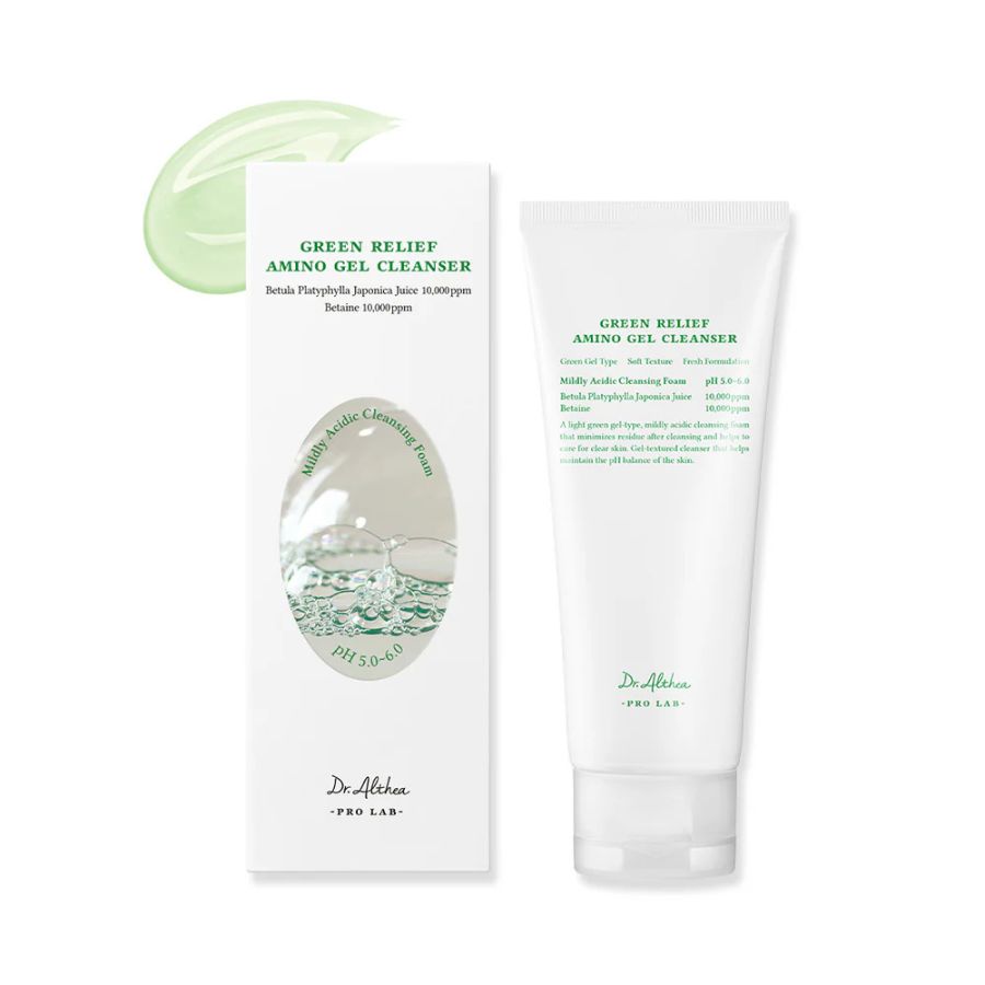 Dr. Althea Green Relief Amino Gel Cleanser mild, pH-balansert rens
