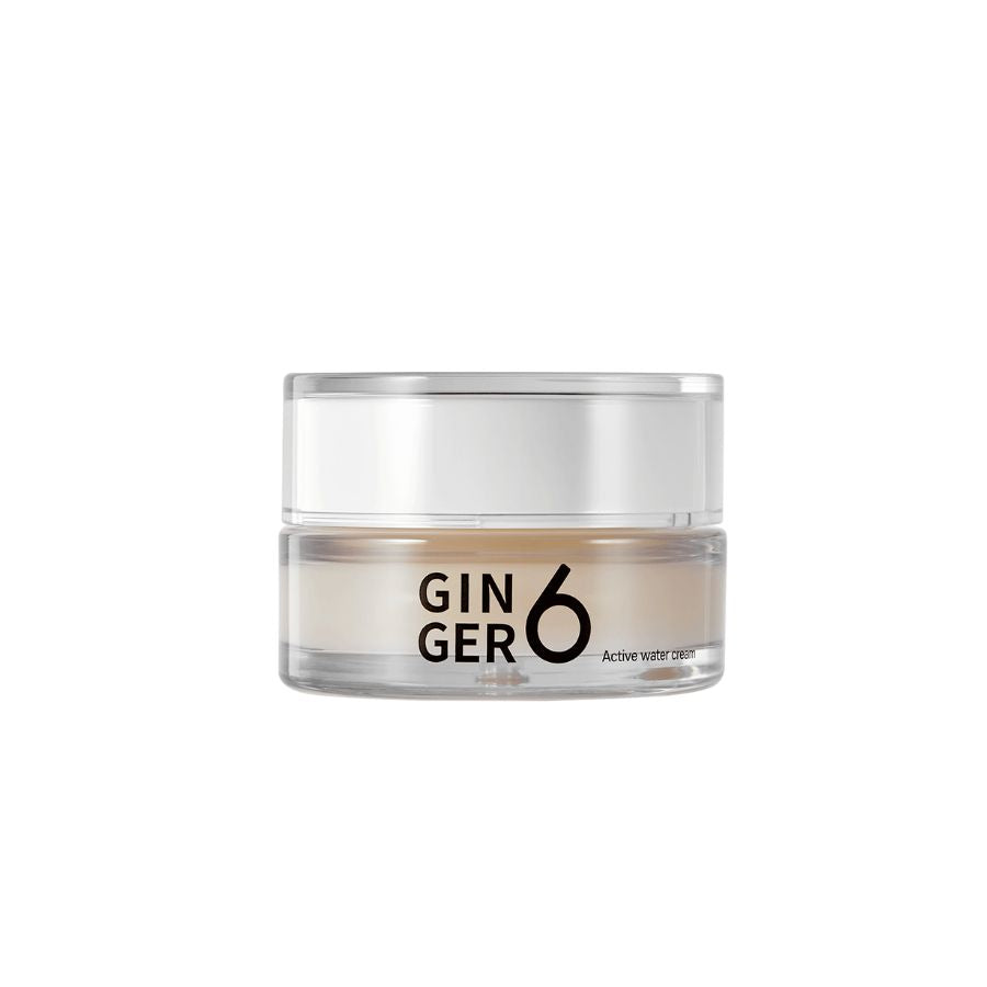 GINGER6 Active Water Cream 76% ingefærvann fuktboost anti-age krem