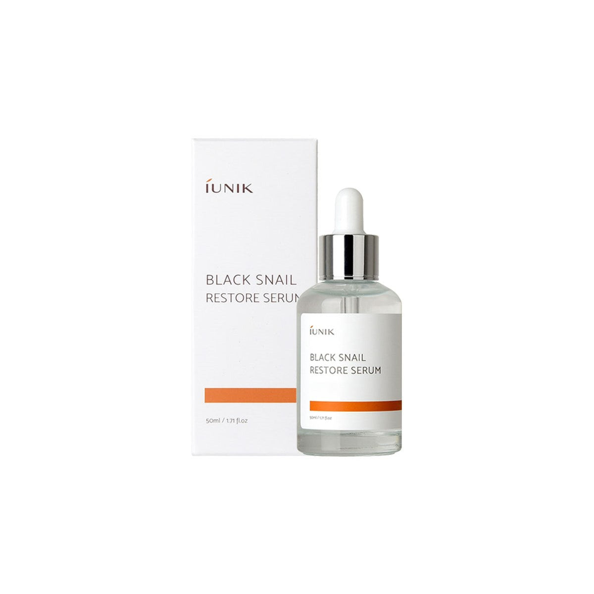IUNIK Black Snail Restore Serum: Kraftfullt Anti-Aging Snegleslim for Rynker, Akne