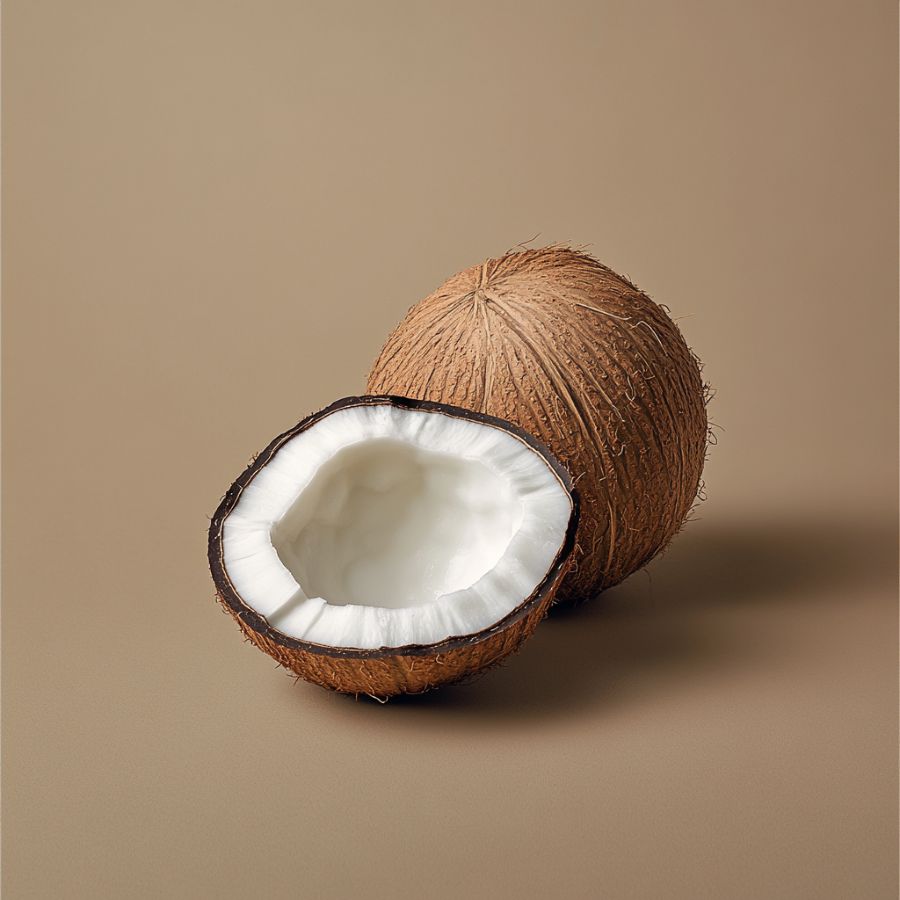 Klavuu fuktgivende leppemaske natt kokosnøtt mykgjørende hydrerende beige tint