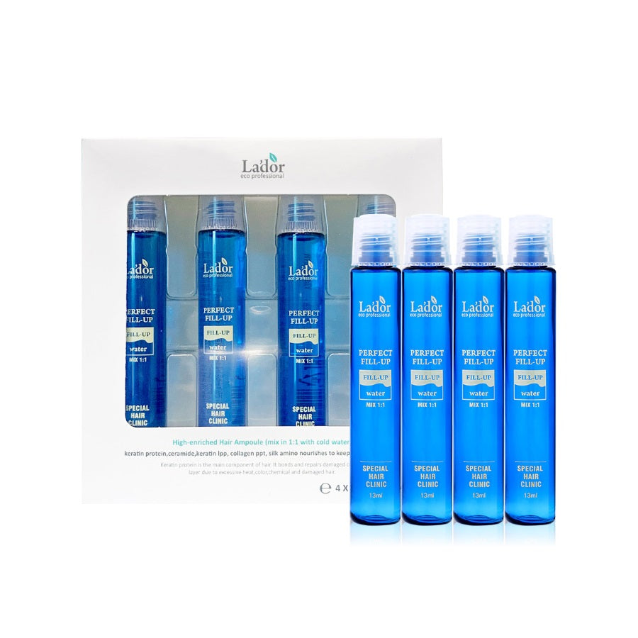 LADOR Perfect Hair Fill-Up intensiv hårkur 4x13 ml ampuller