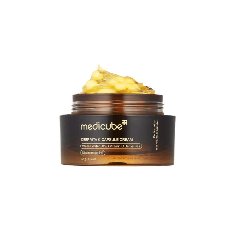 MEDICUBE Deep Vita C kapselkrem for jevn hudtone og glød