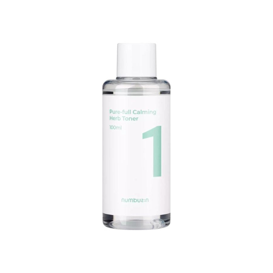 Numbuzin No.1 Beroligende Urte Toner 100 ml – Fuktgivende og Rødehetsdempende