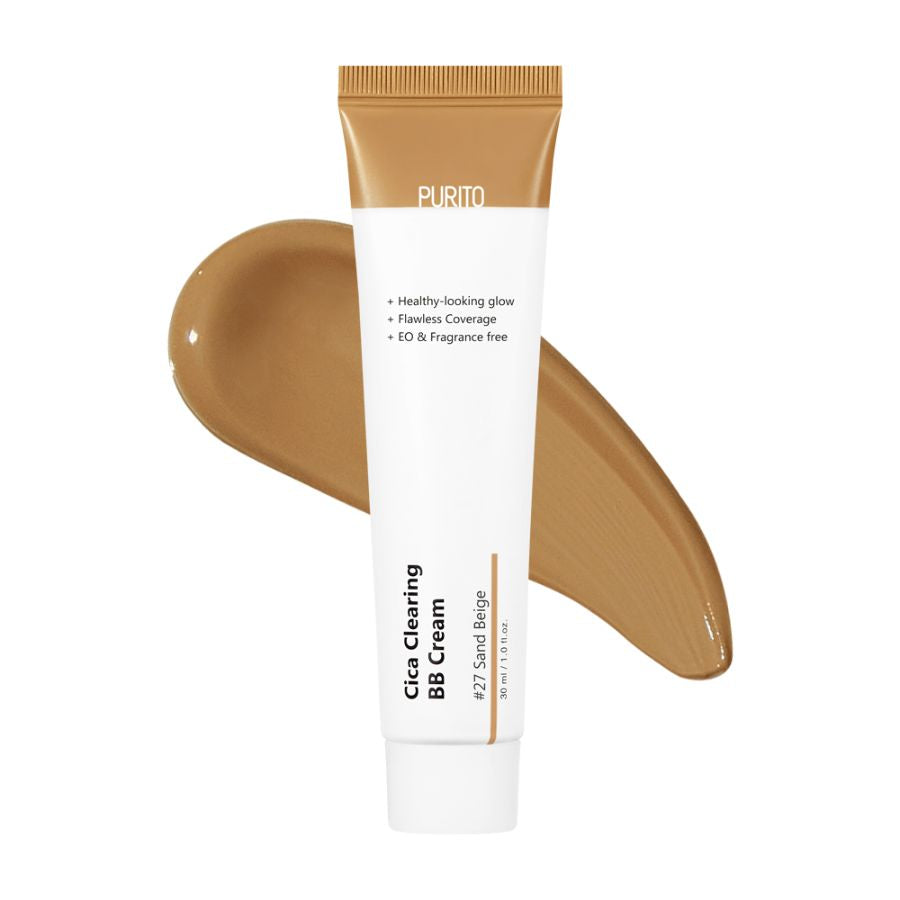 Purito Cica Clearing BB Cream 27 Sand Beige Fuktende SPF