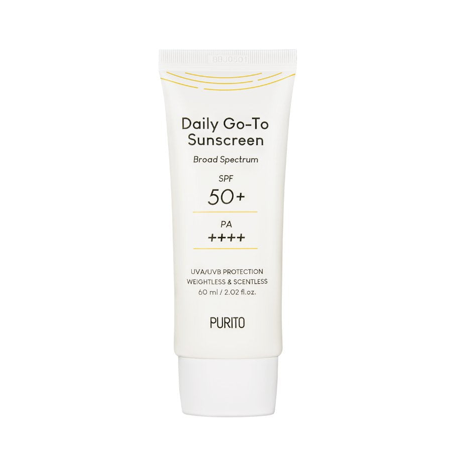 Purito Daily Go-To Solkrem SPF50 PA+++ Lett fuktighetsgivende ansiktssolkrem