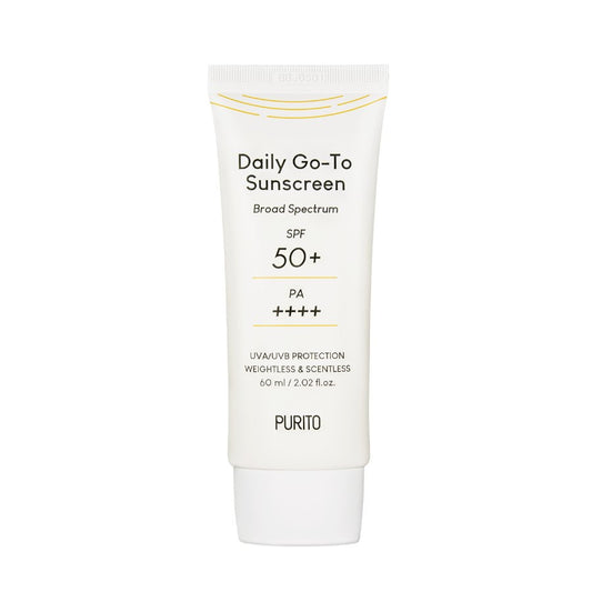 Purito Daily Go-To Solkrem SPF50 PA+++ Lett fuktighetsgivende ansiktssolkrem
