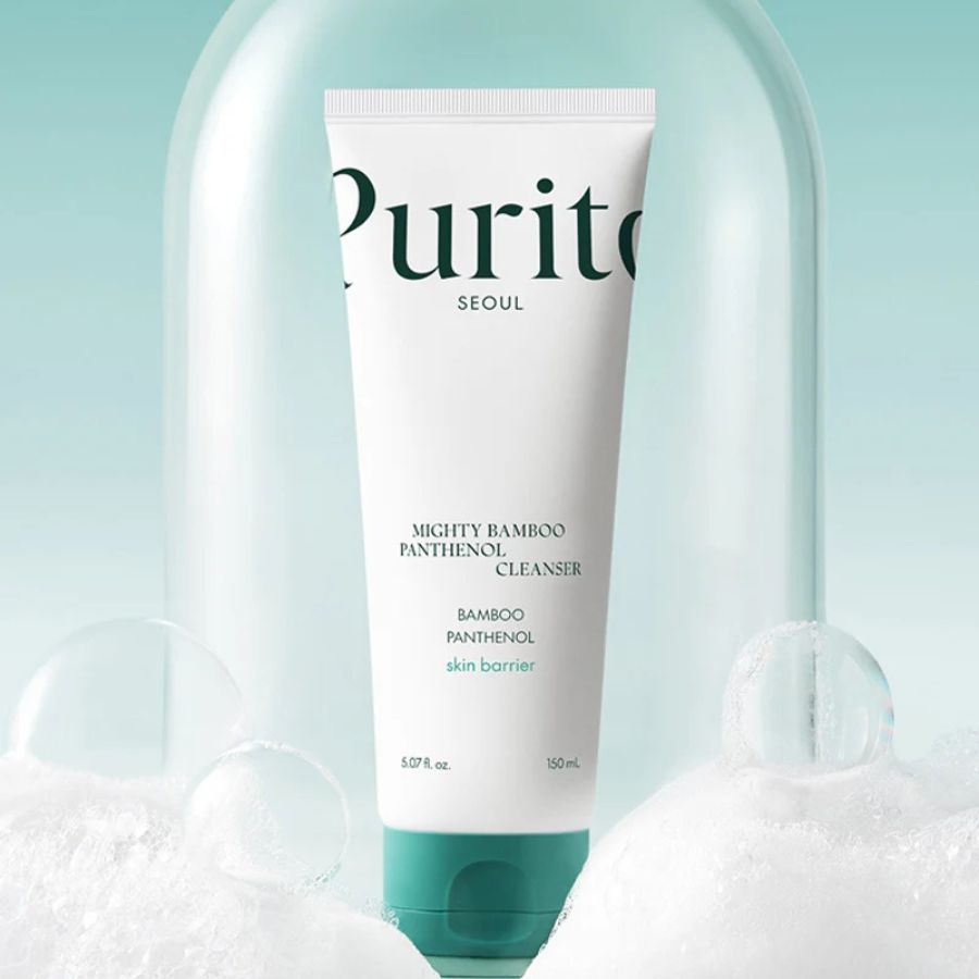 Purito Mighty Bamboo Panthenol Rens lav pH, fuktstyrkende formula