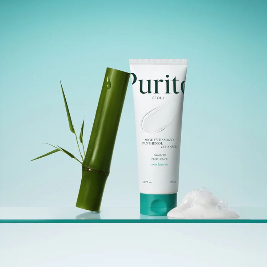 Purito Mighty Bamboo Panthenol Rens lav pH, fuktstyrkende formula