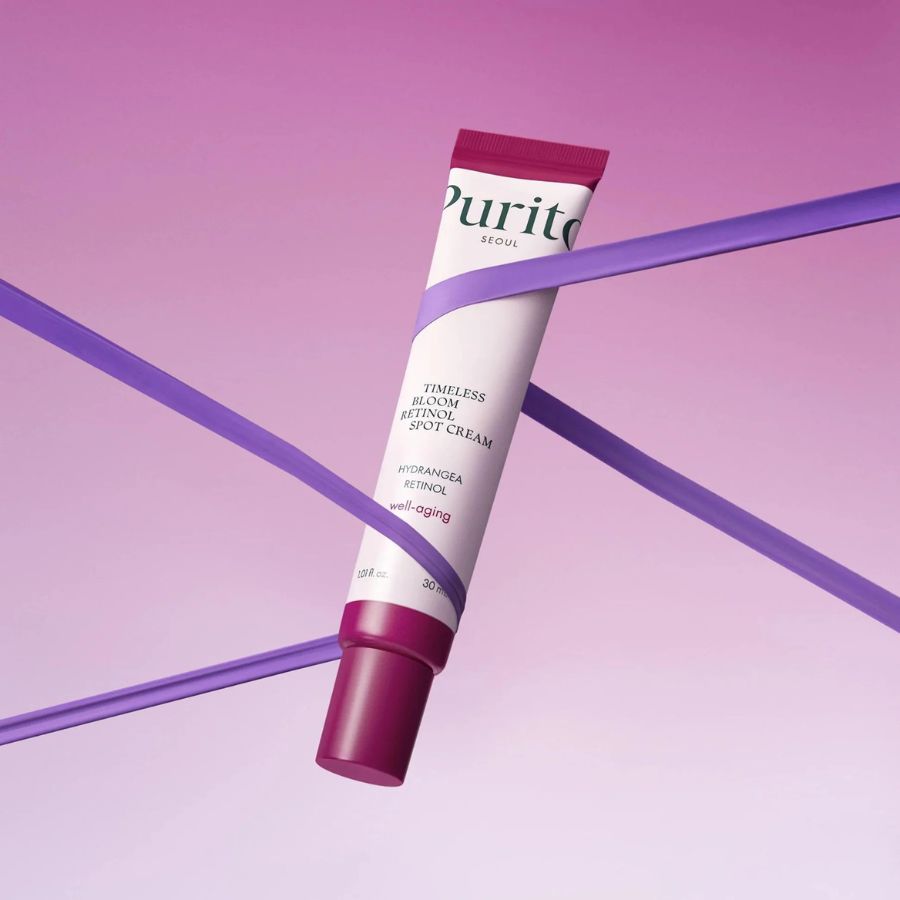 Purito Timeless Bloom Retinol Spot Cream 0,1% Jeju Hortensia Bakuchiol