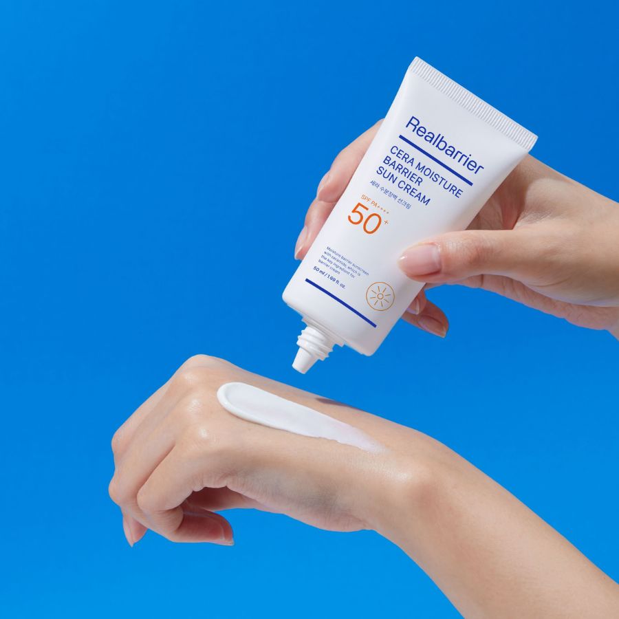 Real Barrier Cera Fuktighetsbarriere Solkrem SPF50 Fuktighetsgivende Ceramider