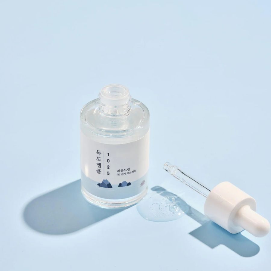 Round Lab 1025 Dokdo Ampoule fuktighetsgivende hyaluronsyre og ceramider