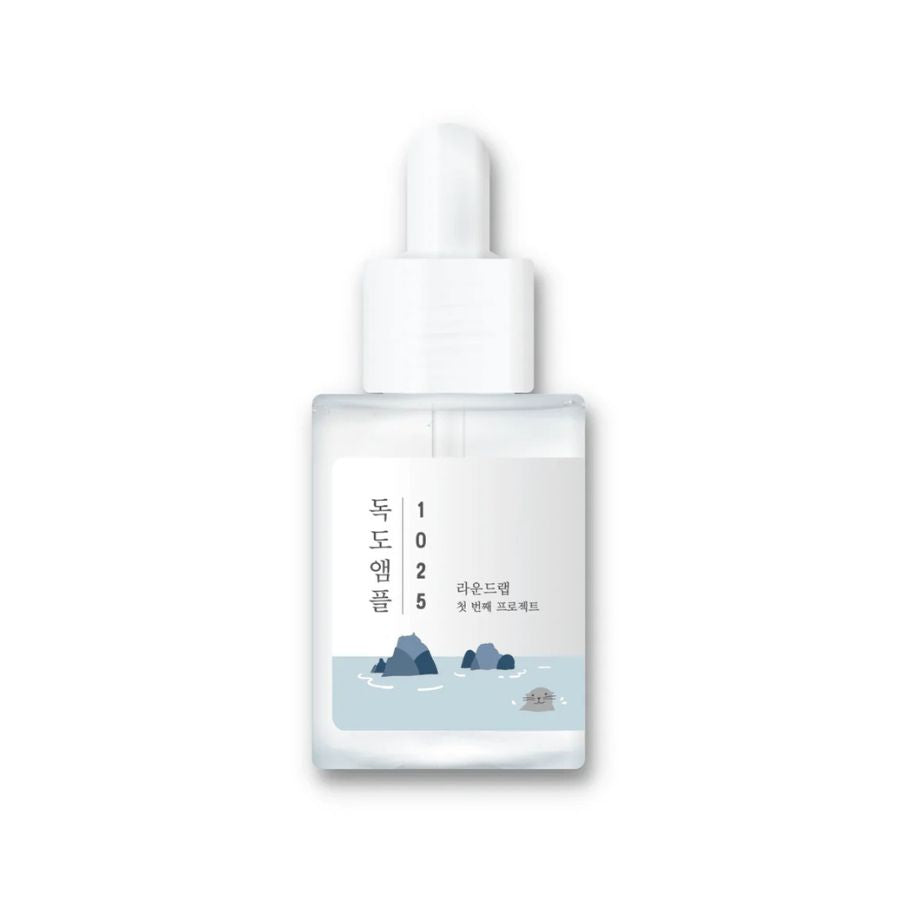 Round Lab 1025 Dokdo Ampoule fuktighetsgivende hyaluronsyre og ceramider