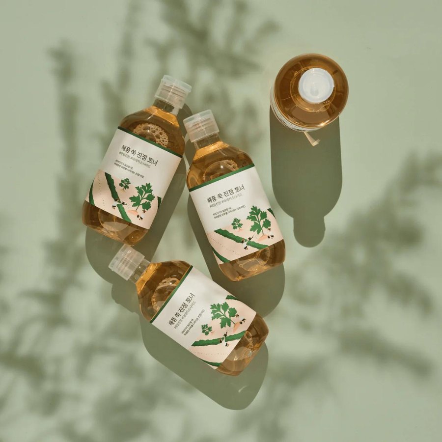 Round Lab Mugwort Toner – Beroligende, Fuktgivende, Anti-rødhet for sensitiv hud