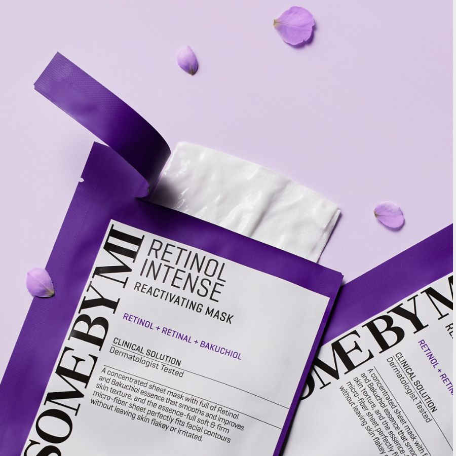 Some By Mi Retinol Intensiv Sheetmaske for Anti-Age og Akne