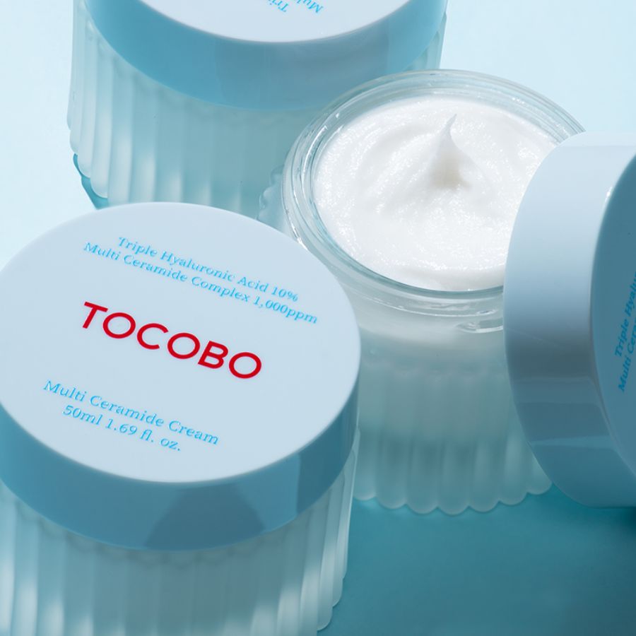 TOCOBO Multi Ceramide Cream fuktighetskrem med hyaluronsyre og ceramider