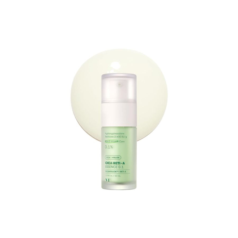 VT Cosmetics Cica Reti-A Essence 0.1 beroligende fuktgivende retinolessens